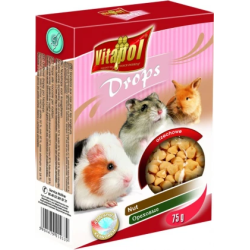 Vitapol COMPLEMENTARY DROPS papildbarība ar riekstiem grauzējiem 75 g