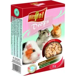 Vitapol COMPLEMENTARY DROPS papildbarība ar jogurtu grauzējiem 75 g