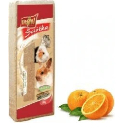 Vitapol SAWDUST orange 1.1kg - Skaidu pakaiši grauzējiem ar apelsīna aromātu, 1.1 kg