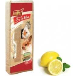 Vitapol SAWDUST lemon 1.1kg - Skaidu pakaiši grauzējiem ar citrona aromātu, 1.1 kg