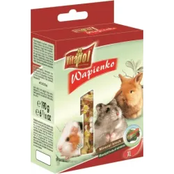 MINERAL BLOCK XL vegetable for rodents and rabbit 1pc 190g - Vitapol minerālu akmens ar dārzeņiem