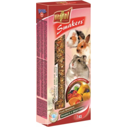 STANDARD Smakers fruit for rodents and rabbit 2pcs 90g - Vitapol nūjiņas grauzējiem ar augļiem.