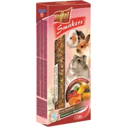 STANDARD Smakers fruit for rodents and rabbit 2pcs 90g - Vitapol палочки с фруктами для грызунов