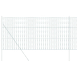 vidaXL Sešstūra žogs Zaļa 1 x 50 m PVC