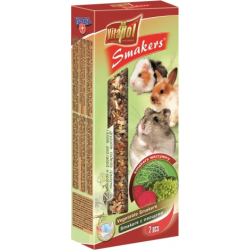STANDARD Smakers vegetable for rodents and rabbit 2pcs 90g - Vitapol nūjiņas ar dārzeņiem grauzējiem