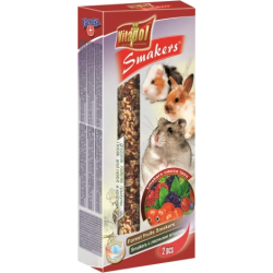 STANDARD Smakers forest fruits for rodents and rabbit 2pcs 90g - Vitapol nūjiņas ar meža ogām grauzējiem