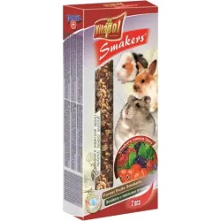 STANDARD Smakers forest fruits for rodents and rabbit 2pcs 90g - Vitapol nūjiņas ar meža ogām grauzējiem