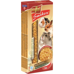 STANDARD Smakers honey for rodents and rabbit 2pcs 90g - Vitapol nūjiņas ar medu grauzējiem