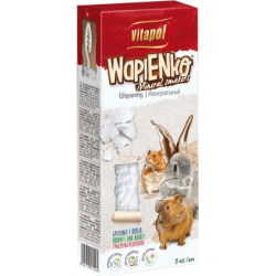 COMPLEMENTARY SMAKERS natural lime for rodents and rabbit 2pcs 135g - Vitapol kaļķakmeņu nūjiņas grauzējiem.