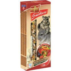 STANDARD Smakers fruits and nut for chinchilla 2pcs 90g - Vitapol nūjiņas ar žāvētiem augļiem un riekstiem šinšillām