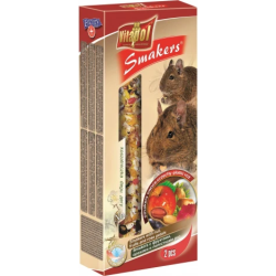 STANDARD Smakers with nuts, fruits and rose petals for degu 2pcs 90g - Vitapol nūjiņas ar augļiem, riekstiem un rožu ziedlapiņām