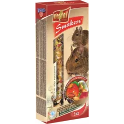 STANDARD Smakers with nuts, fruits and rose petals for degu 2pcs 90g - Vitapol nūjiņas ar augļiem, riekstiem un rožu ziedlapiņām
