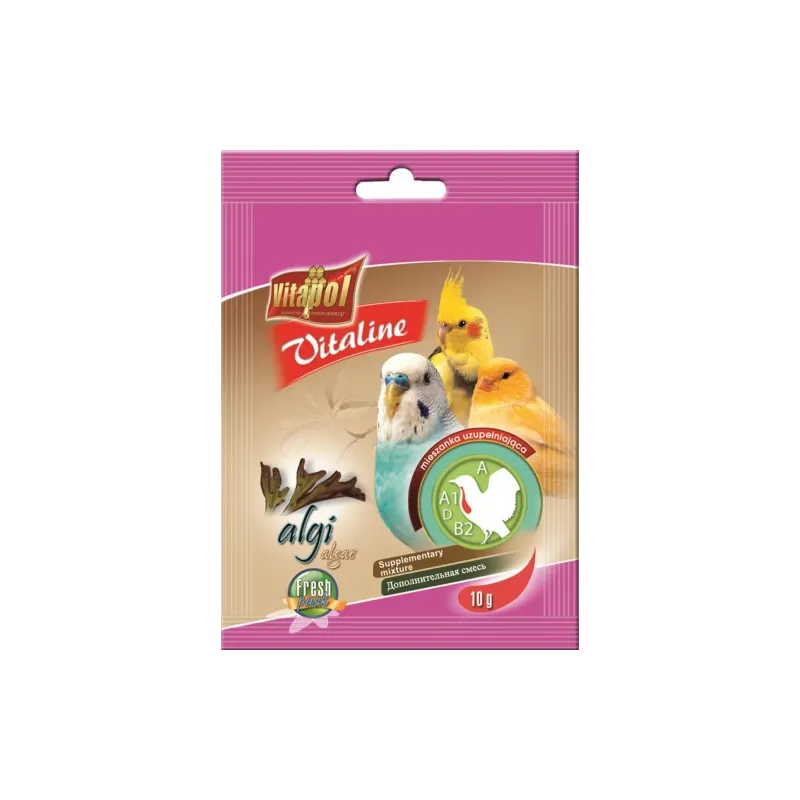 Vitapol VITALINE papildbarība ar aļģēm putniem 10g