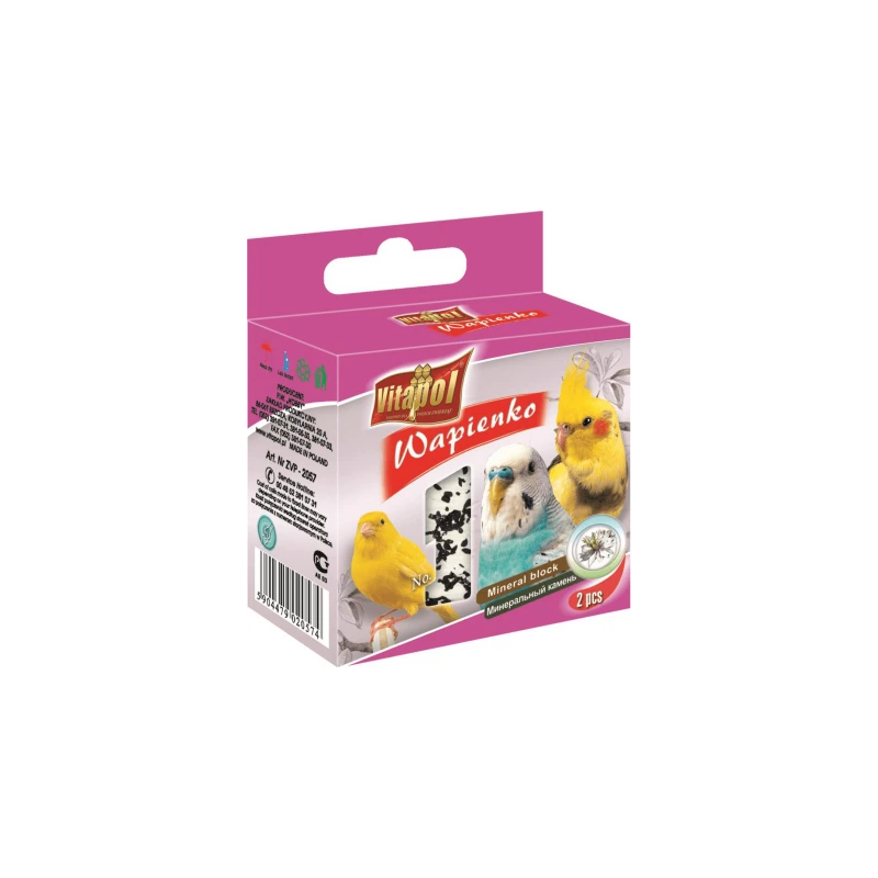 MINERAL BLOCK with nigella seeds for birds 35g - Vitapol minerālakmens ar melno ķimeņi putniem