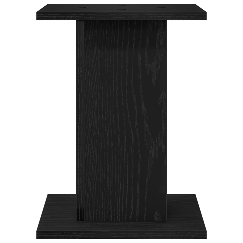 vidaXL Augu statīvs 2 pcs Melns ozolkoks 30 x 30 x 40 cm