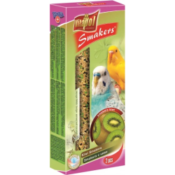 STANDARD Smakers kiwi for budgie 2pcs 90g - Vitapol nūjiņas ar kivi viļņainajiem papagaiļiem.