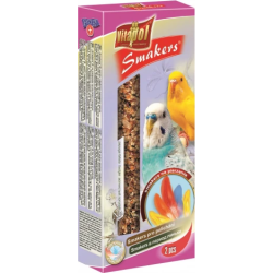 STANDARD Smakers moulting for budgie 2pcs 90g - Vitapol nūjiņas spalvu mešanas periodā viļņainajiem papagaiļiem.
