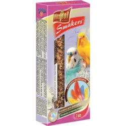 STANDARD Smakers moulting for budgie 2pcs 90g - Vitapol nūjiņas spalvu mešanas periodā viļņainajiem papagaiļiem.
