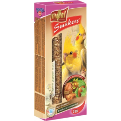 STANDARD Smakers nut for cockatiel 2pcs 90g - Vitapol Nūjiņas ar riekstiem vidējiem papagaiļiem.