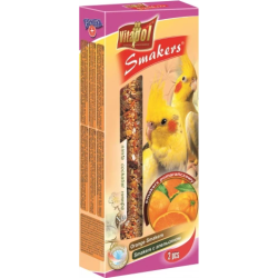 STANDARD Smakers orange for cockatiel 2pcs 90g - Vitapol nūjiņas ar apelsīnu vidējiem papagaiļiem.