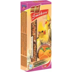 STANDARD Smakers orange for cockatiel 2pcs 90g - Vitapol палочки с апельсином для средних попугаев