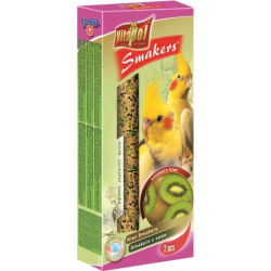 STANDARD Smakers kiwi for cockatiel 2pcs 90g - Vitapol nūjiņas ar kivi vidējiem papagaiļiem.