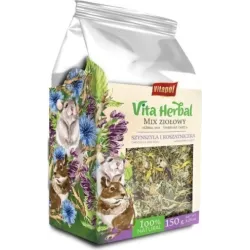 Vitapol VITA HERBAL for chinchila and degu, herbal mix 150 g - papildabtība, zāļu maisījums šinšillām un degu