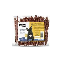 HAU & MIAU soft duck sticks with rice 500g - papildbarība pieaugušiem suņiem, mīkstie kociņi ar pīles gaļu un rīsiem