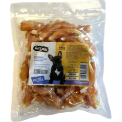 HAU & MIAU chicken wrapped coconut 500g - vistas gaļā ietīti kokosriekstu gabaliņi