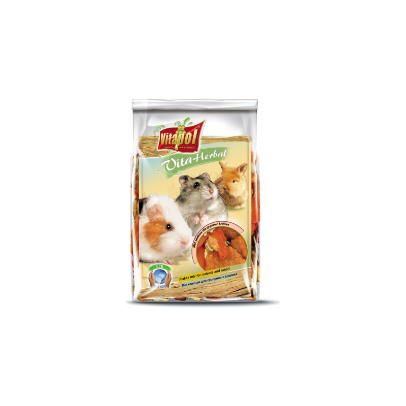 Vitapol VITA HERBAL papildbarība pārslu maisījums grauzējiem un trušiem 150g