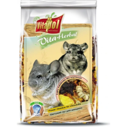 Vitapol VITA HERBAL papildbarība pļavas ziedi šinšillai 30g