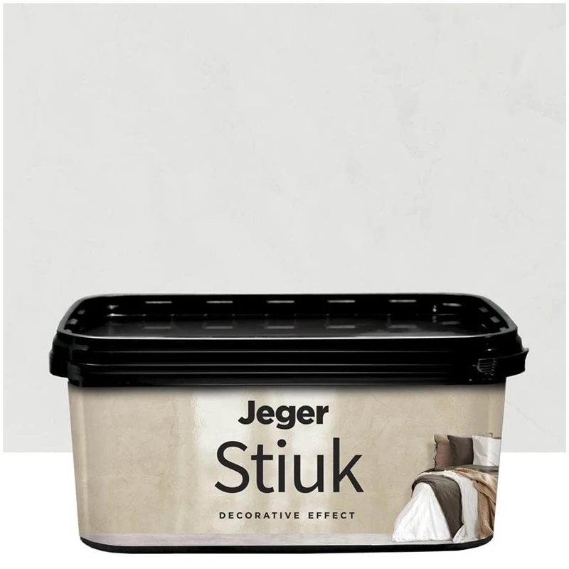 Dekoratīvais apmetums Jeger Stiuk, Alabaster, 2 L