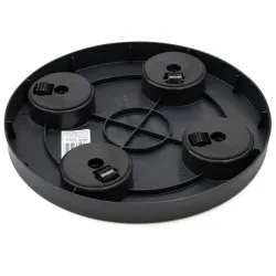 Vazonų padėklas ant ratukų Prosperplast IPMR400, pilka sp., 40 cm