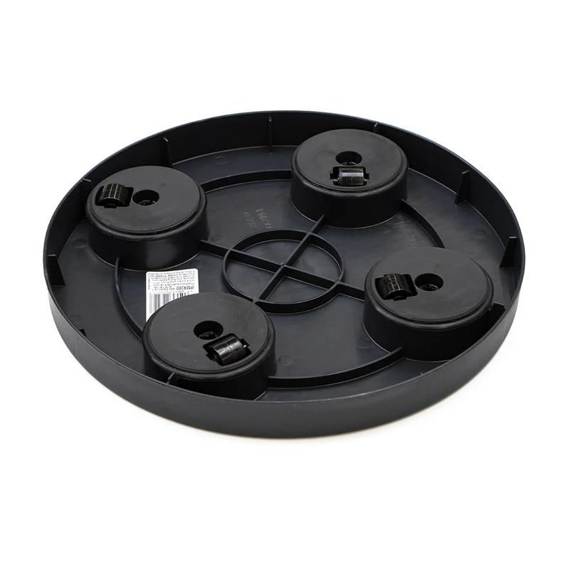 Paplāte plastm.ar riteņiem d40cm