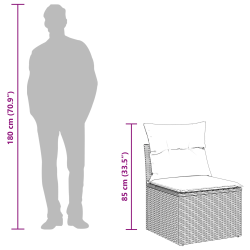 vidaXL Dīvānu komplekts ar spilvenu 3 pcs Bēša poliratāns