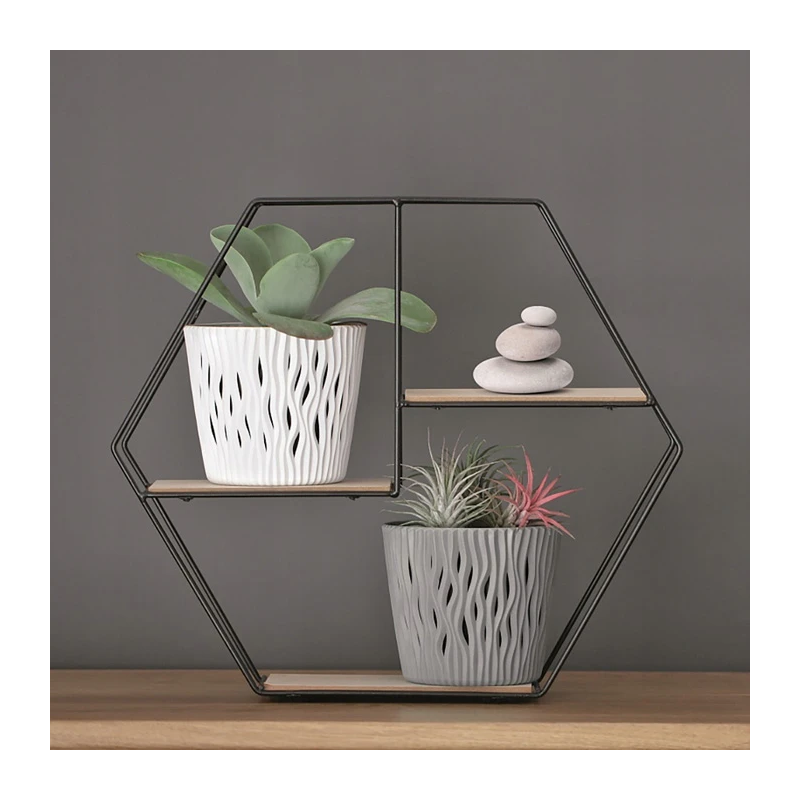 Puķu pods Sandy Round 11x13cm, balts