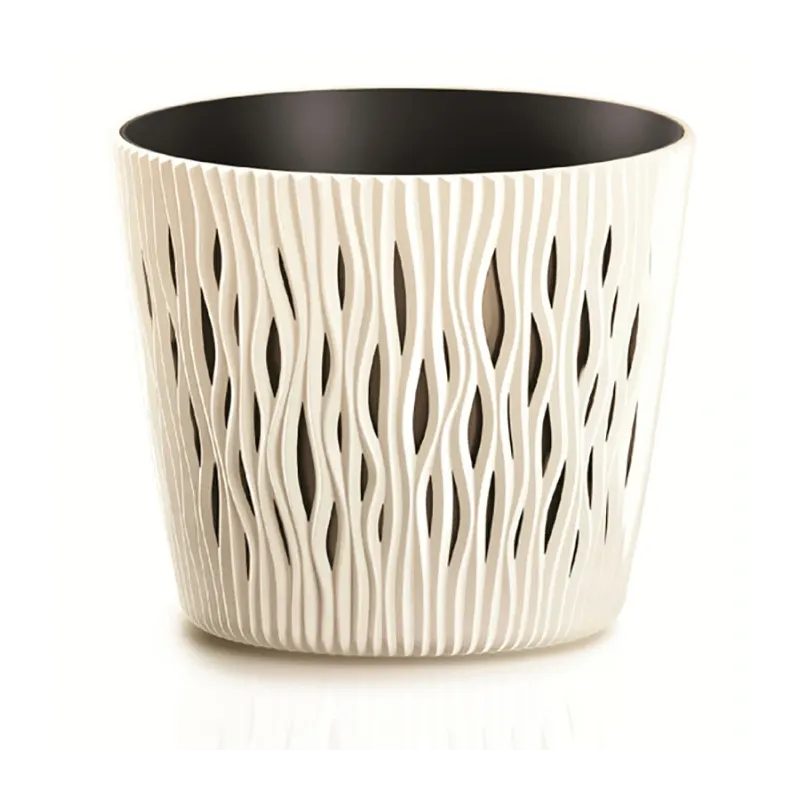 Puķu pods Sandy Round 16x19cm, g.dzeltens