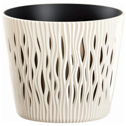 Puķu pods Sandy Round 19x22cm, g.dzeltens