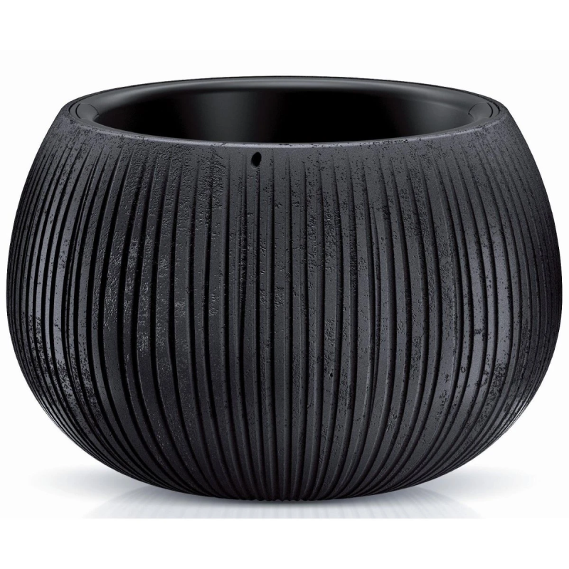 Puķu pods Beton Bowl 19x29cm, pelēks