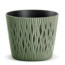 Lillepott Prosperplast Sandy DSR220W-2262W, plastik, roheline v.