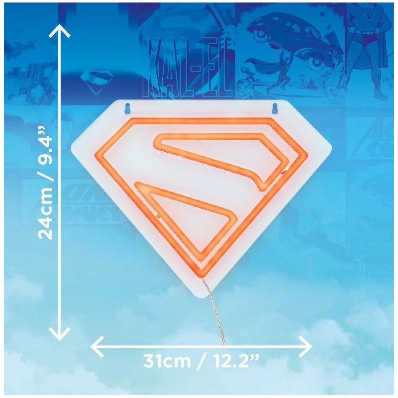 Paladone Superman Wall Mountable LED Neon Light