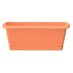 Gėlių lovelis Prosperplast Respana ISE400P, plastikinis, 40 cm x 18.4 cm, ruda sp.