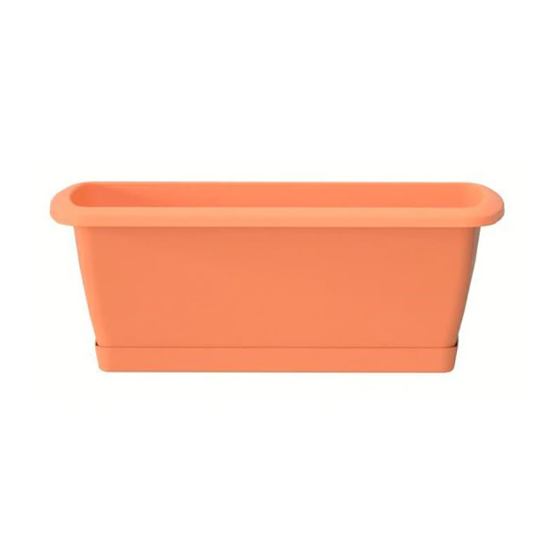 Plastm.puķu kaste respana d40 brūna r624