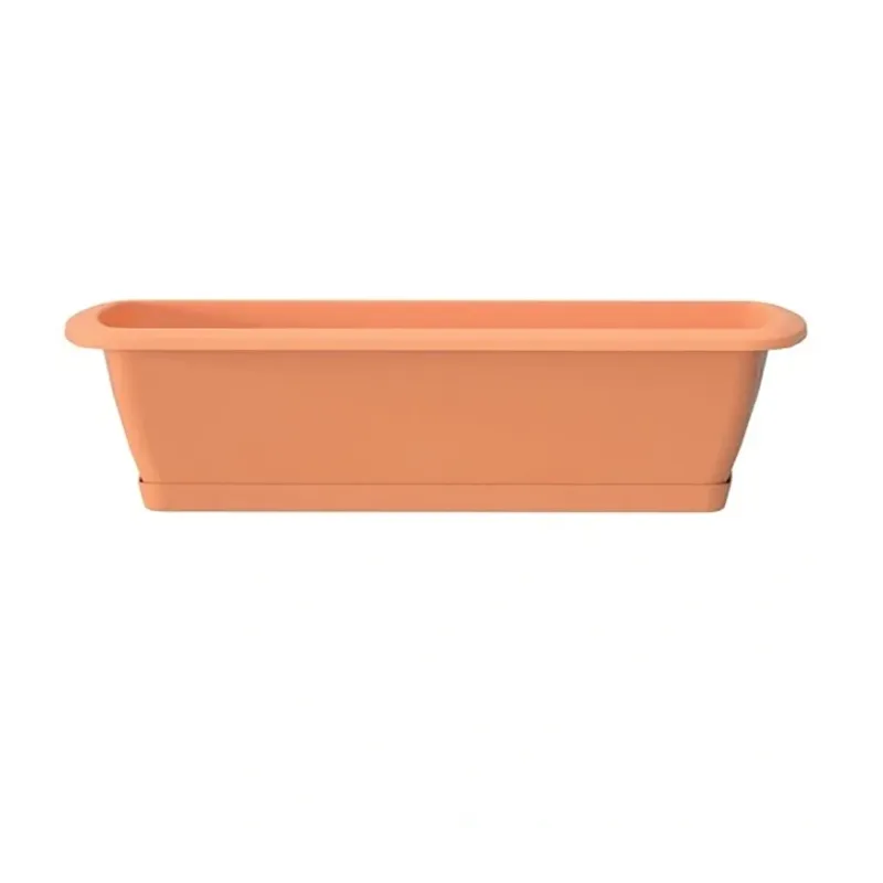 Ziedu kaste Prosperplast Respana ISE600P, plastmasa, 60 cm x 18.4 cm, brūna krās.