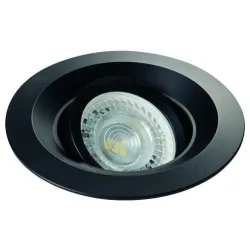 Светильник врезной Kanlux Colie, GU10, черный цв.