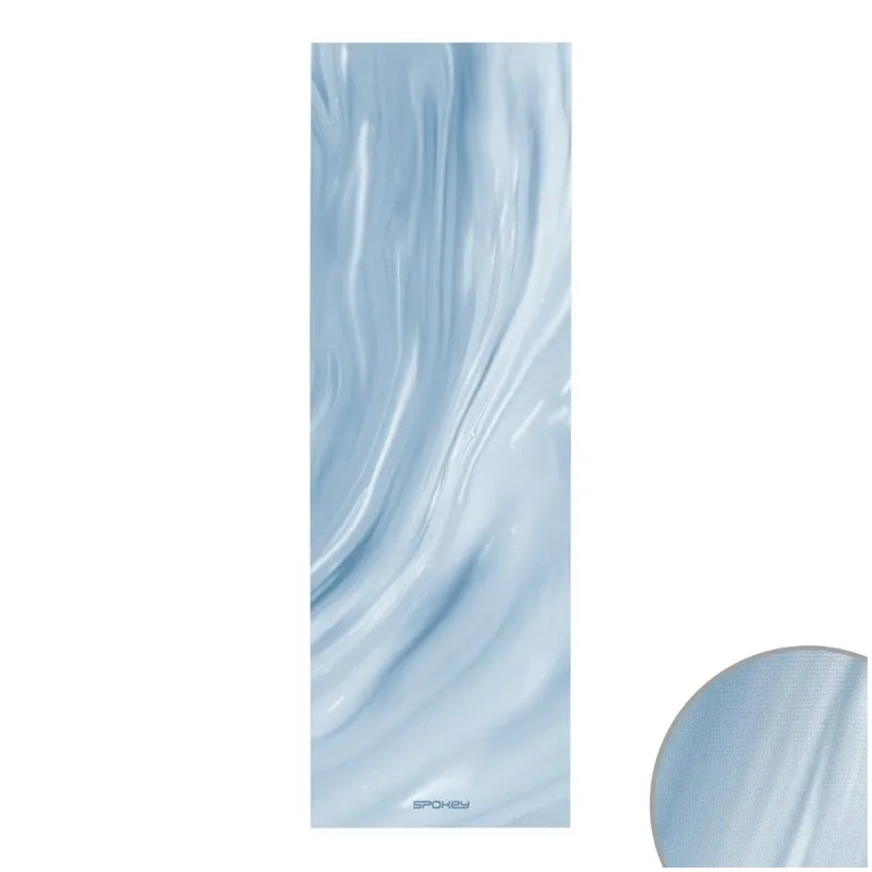Fitnesa un jogas paklājs Spokey Lightmat 941541, gaiši zila krās., 183 cm x 61 cm x 0.4 cm