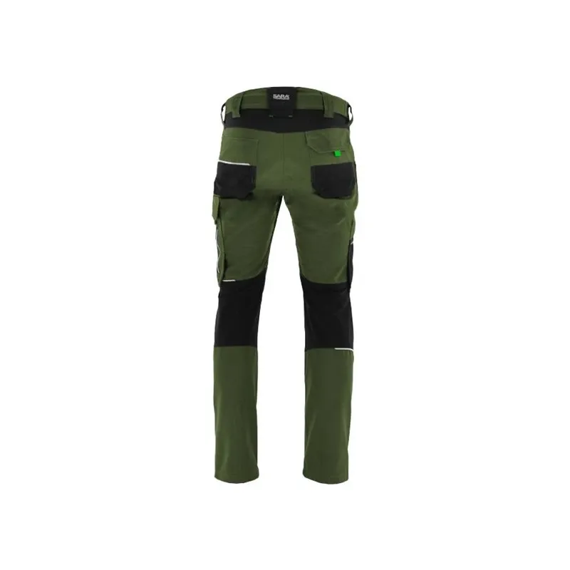 Рабочие брюки Sara Workwear Comfort, зеленый, M размер