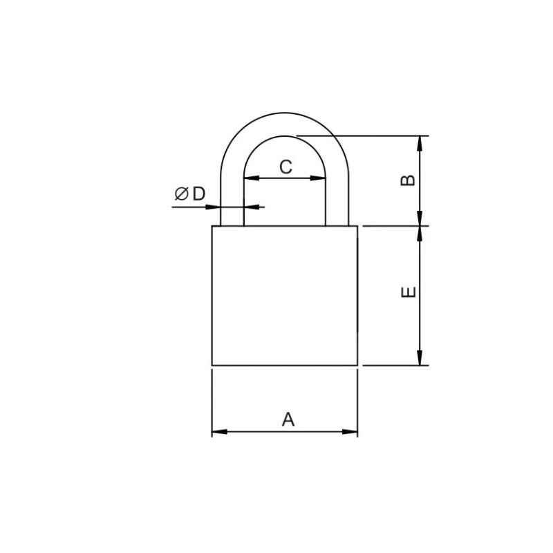 Piekaramā slēdzene granit1 kwg610-20-14