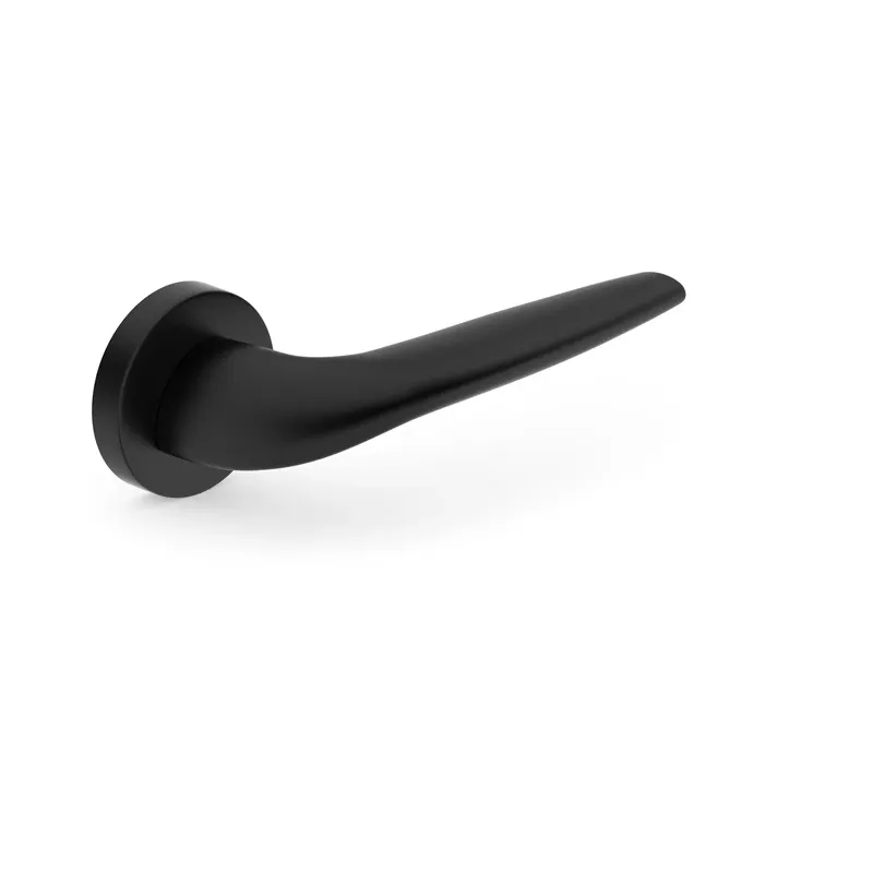 Durvju rokturis, iekštelpām Metal-Bud R Black JULIA R, melna