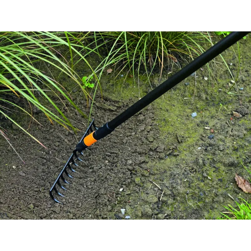 Grābeklis augsnes 14 zari QuikFit Fiskar bez kāta